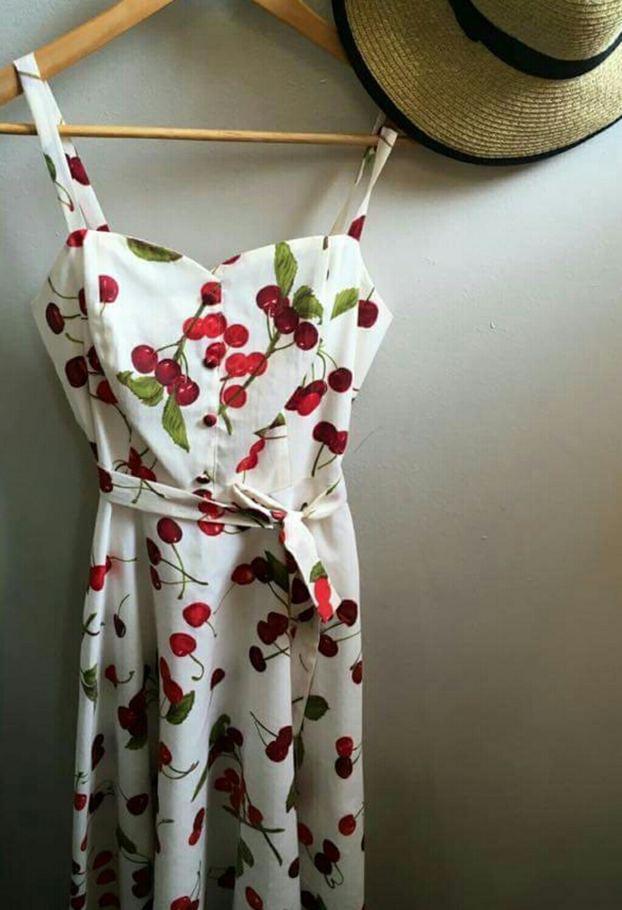 Stop Staring Cherry Pinup Dress